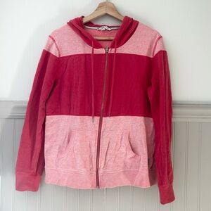 Victoria's Secret Angel Medium Coral Pink Zip Up Hoodie Supermodel Essentials